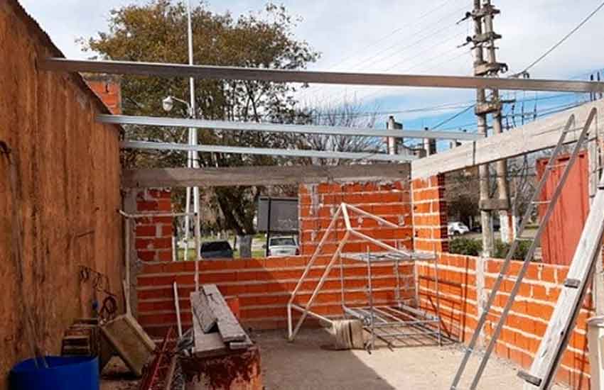 Se reiniciaron las obras en el Destacamento de Villa Zula