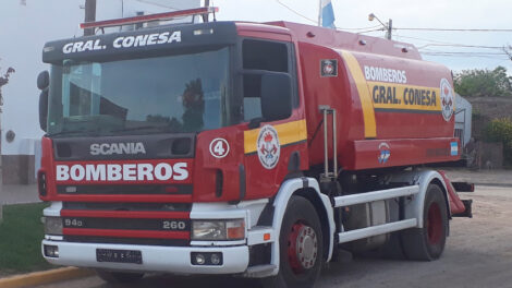 Nuevo Cisterna para Bomberos de Gral. Conesa