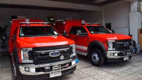 Bomberos de El Palqui reciben modernas unidades de rescate