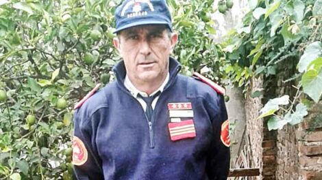 Orgullo de ser bombero voluntario