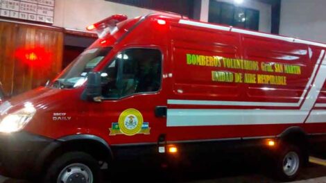 Bomberos Voluntarios San Martin con nueva unidad