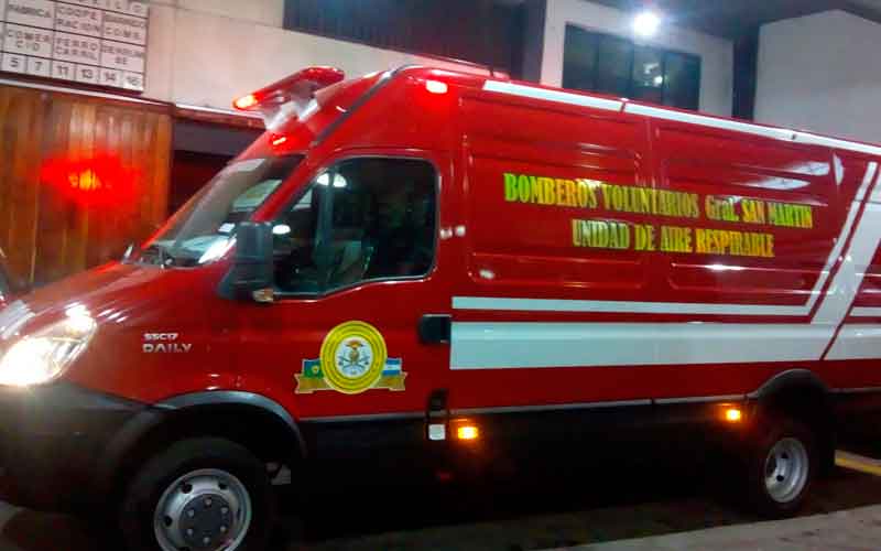 Bomberos Voluntarios San Martin con nueva unidad