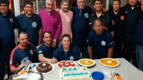 Bomberos Voluntarios de San Blas festejaron su aniversario