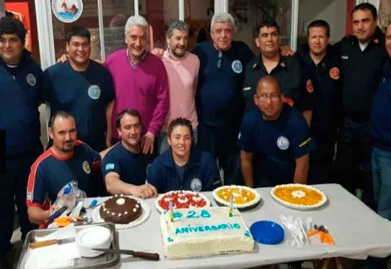 Bomberos Voluntarios de San Blas festejaron su aniversario