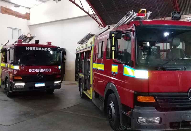 Bomberos Voluntarios de Hernando presentó nueva unidad