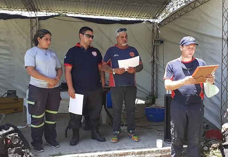 Bomberos de Berisso apadrinarán a sus pares de La Paz