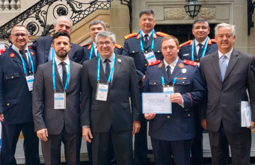 Entrega de la Acreditación a la Brigada USAR de Federación Córdoba