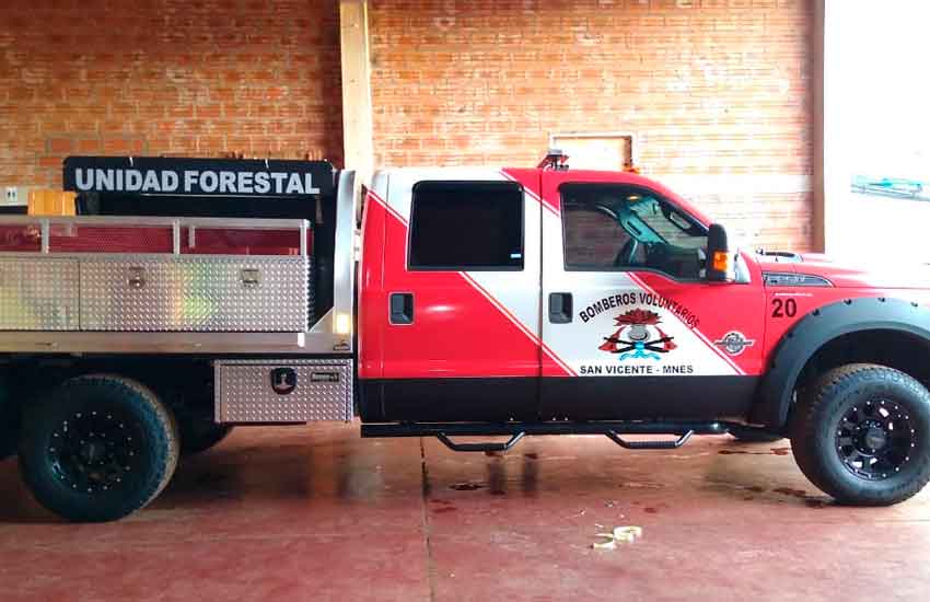 Bomberos de San Vicente presentaron Nueva Unidad