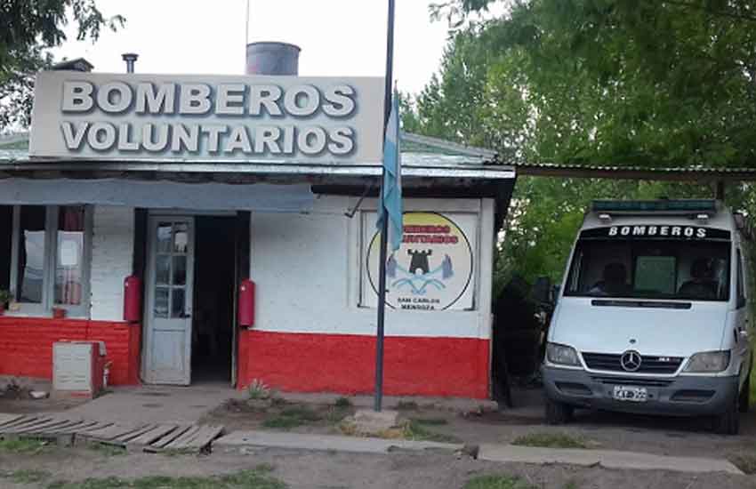 Robaron en el cuartel de Bomberos Voluntarios de San Carlos