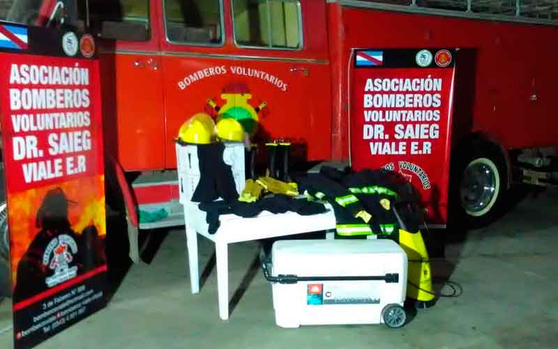 Nuevos equipos para Bomberos Voluntarios Viale