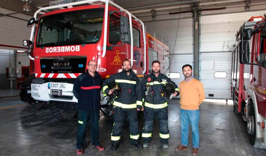 Renovación de equipos para los bomberos de Alcalá