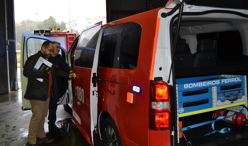 Nuevo vehículo para el cuerpo de Bomberos de Ferrol