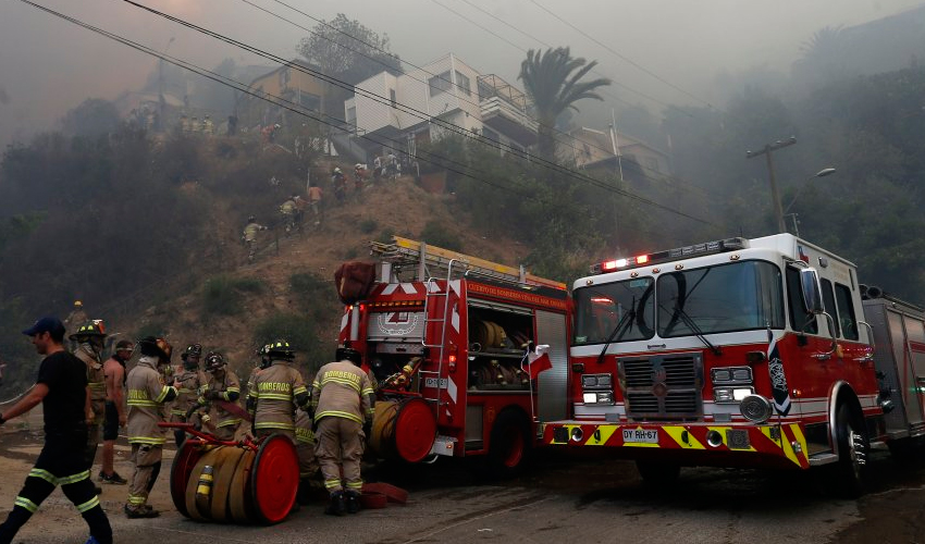 Incendios en Valparaíso podrían haber sido provocados