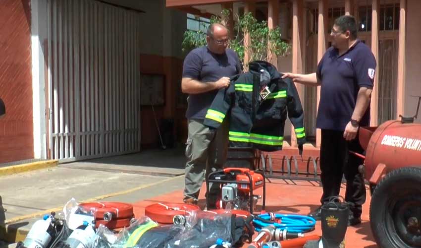 Bomberos Voluntarios de Firmat compró diferentes equipos