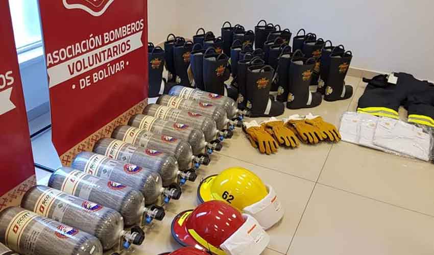 Bomberos de Bolívar adquirió nuevos equipamientos