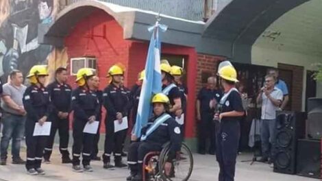 Bomberos de Añatuya cuenta con nuevos bomberos y bomberas