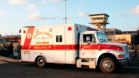 Estados Unidos dona ambulancias y camiones de bomberos a Nicaragua