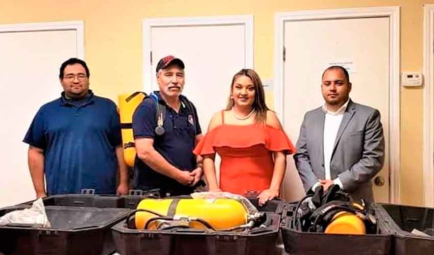 Bomberos Voluntarios de Río Bravo reciben equipo