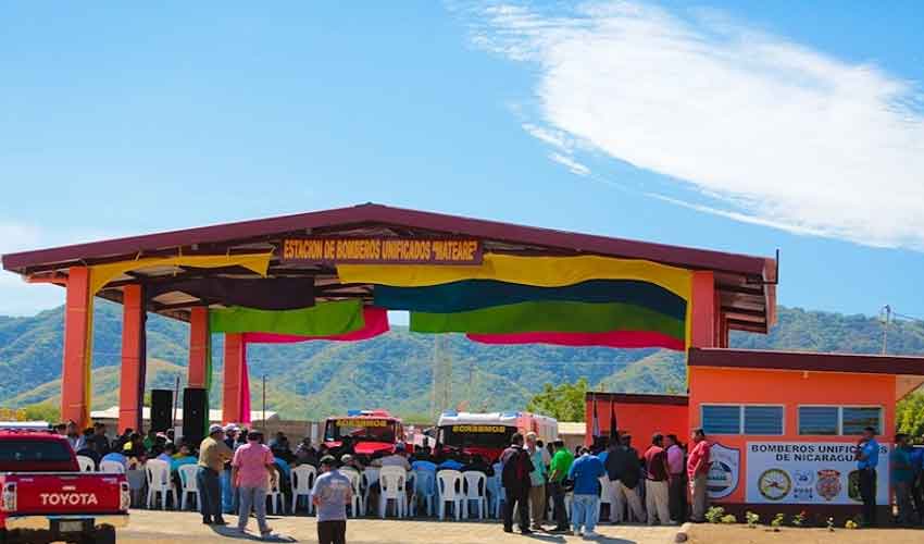 Bomberos Unificados Inaugura estación en el municipio de Mateare