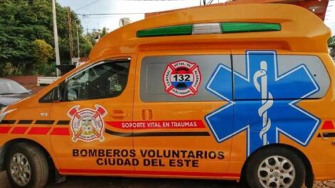 Bomberos Voluntarios de CDE ya disponen de nueva ambulancia