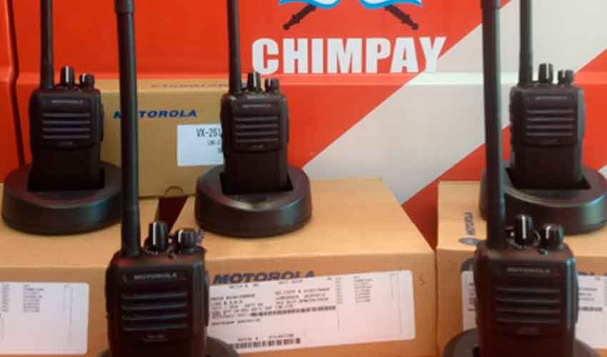 Bomberos de Chimpay con nuevos equipos de comunicaciones
