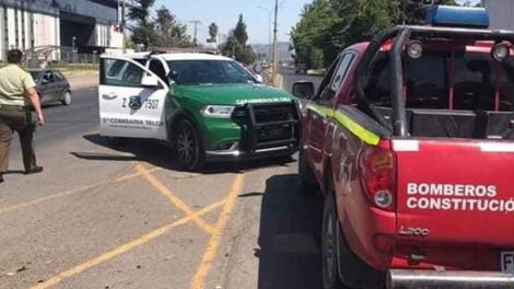 Carabineros recuperó la camioneta robada a bomberos