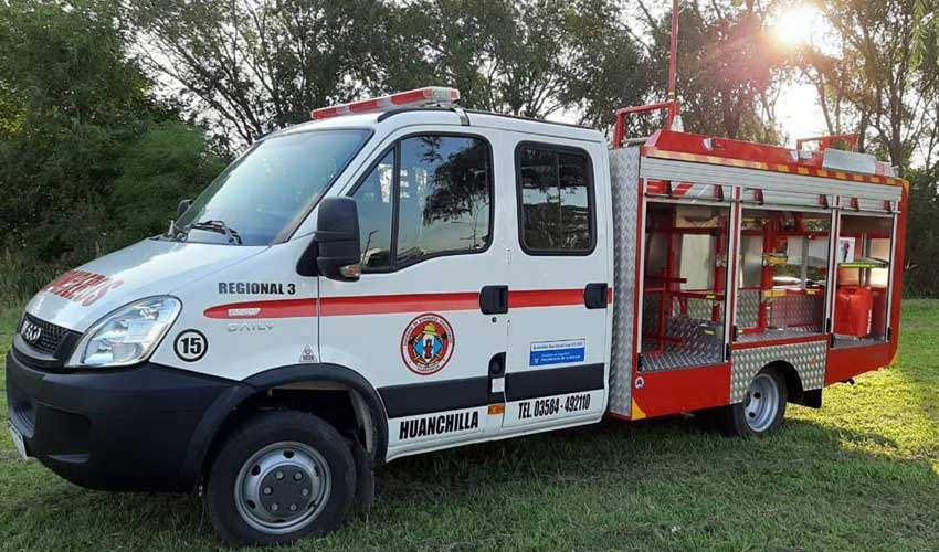 Nueva unidad para Bomberos Voluntarios Huanchilla
