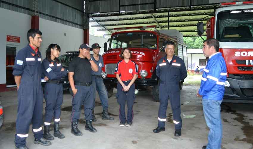 Defensa Civil supervisó cuarteles de bomberos voluntarios en Salta