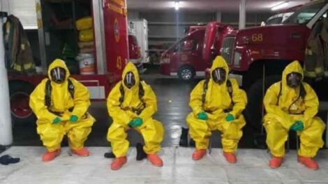 Adaptan Bomberos Uniformes ante casos de Covid-19