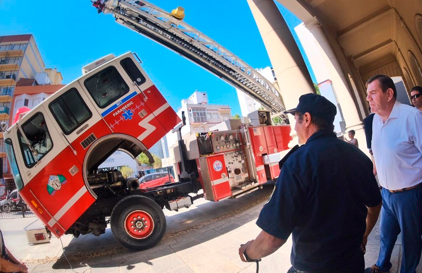 Nuevo vehiculo escala para Bomberos de Mar del Plata