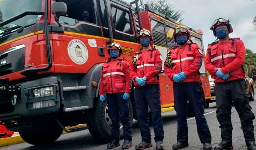 12 bomberos en aislamiento por atender posible contagiado de coronavirus