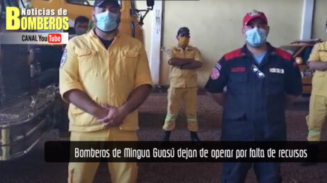 Bomberos de Mingua Guasú dejan de operar por falta de recursos