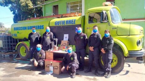 El Rotary Club realizó donación a los Bomberos de Gutiérrez