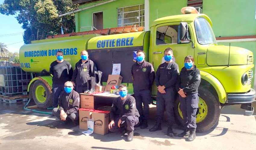 El Rotary Club realizó donación a los Bomberos de Gutiérrez