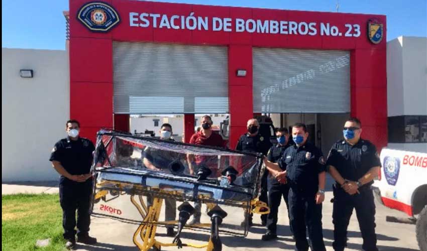 Reciben cápsula en estación 23 de Bomberos