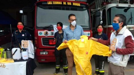 Rotary Club entregó una importante ayuda para los Bomberos de Las Termas