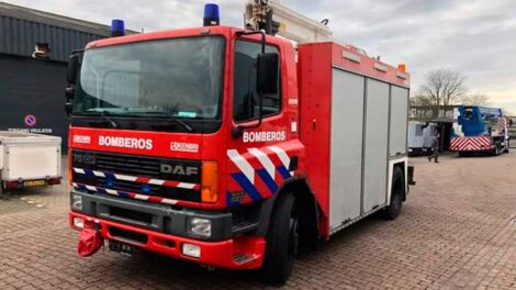 Bomberos adquirió dos nuevas unidades que llegan de Holanda