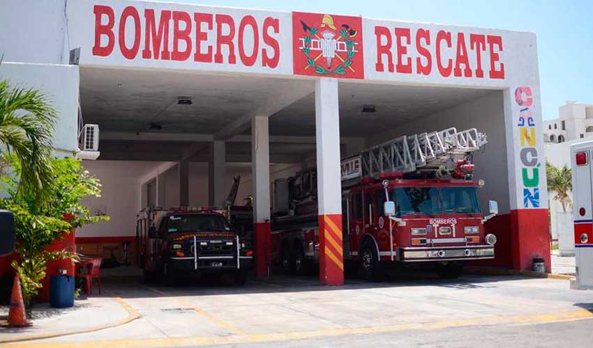 Ponen en cuarentena a bomberos de Cancún