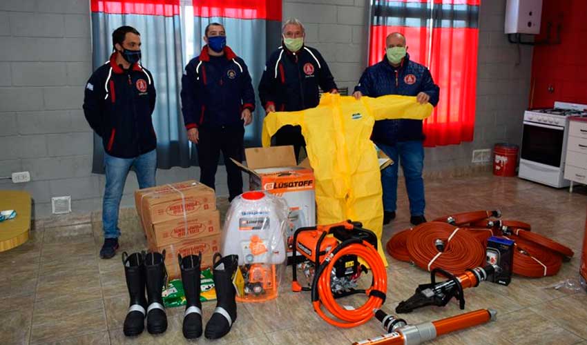 Bomberos Voluntarios de Rojas adquirió nuevos equipamientos