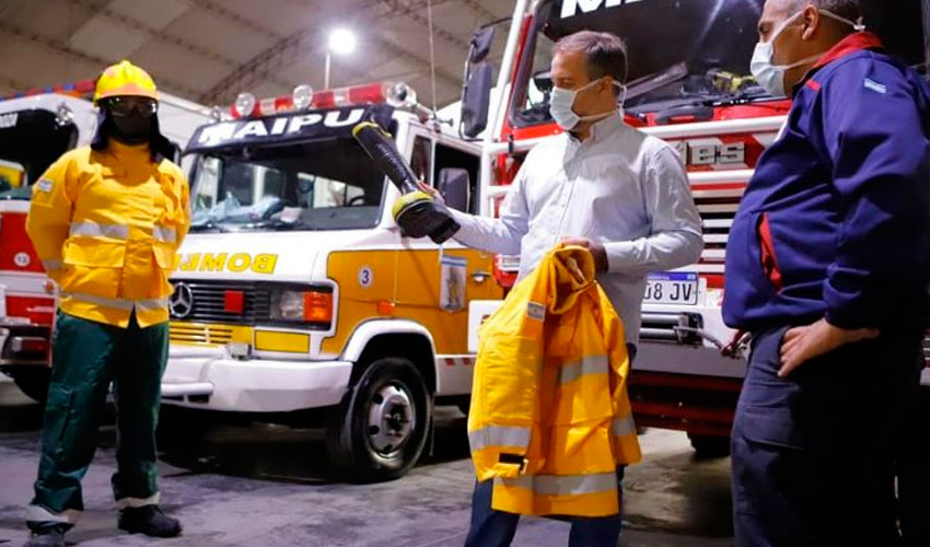 Bomberos Voluntarios de Maipú recibieron nuevo equipamiento