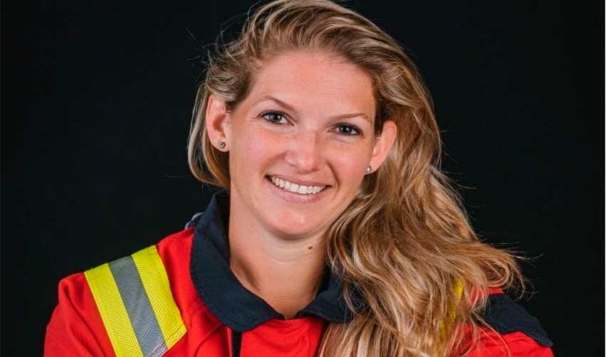 Primera bombera de España instructora de alto nivel