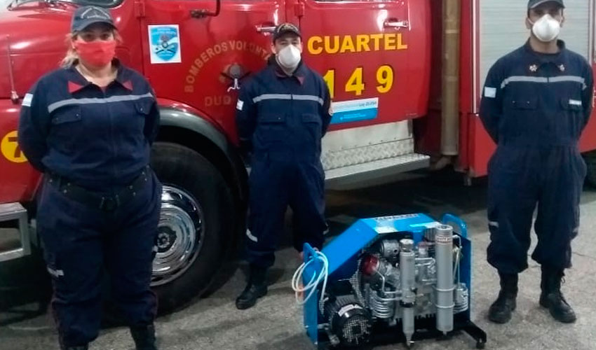 Bomberos de Dudignac incorporaron equipamiento