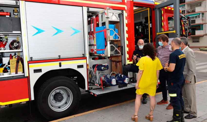 Un nuevo camión de bomberos para Fuenlabrada