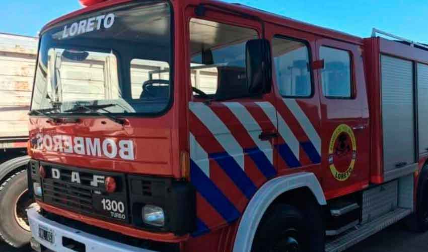 Bomberos Voluntarios de Loreto quedaron sin autobomba