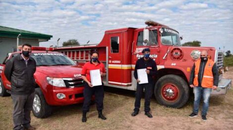 El gobierno autorizó la operatividad a Bomberos Voluntarios