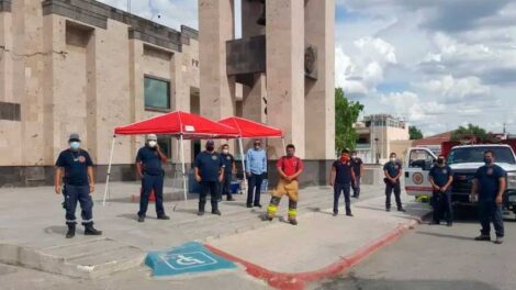 Bomberos de Piedras Negras por despido de un compañero por COVID-19