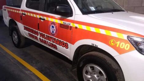 Nueva camioneta forestal de Bomberos Voluntarios Unión