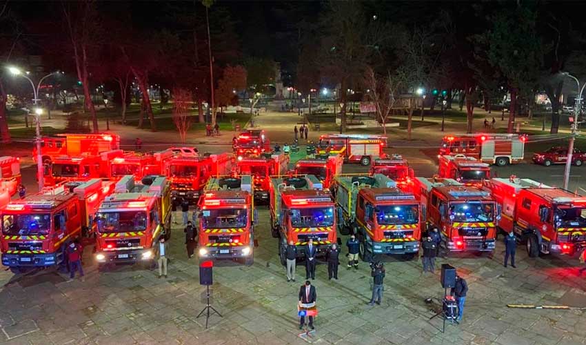 Bomberos de Ñuble reciben 19 carros adquiridos con recursos regionales