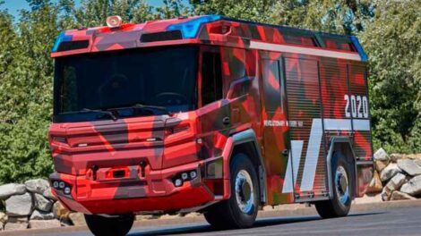 Camión de bomberos eléctrico rodará con tecnología Volvo