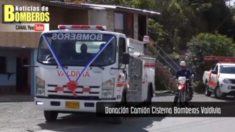 Donación Camión Cisterna Bomberos Valdivia